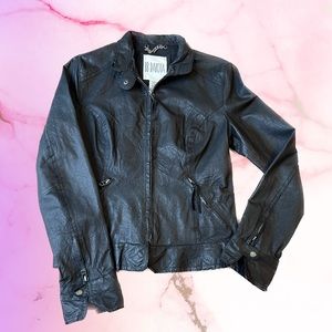 *NWOT* 100% Leather Biker Jacket - Women’s Medium